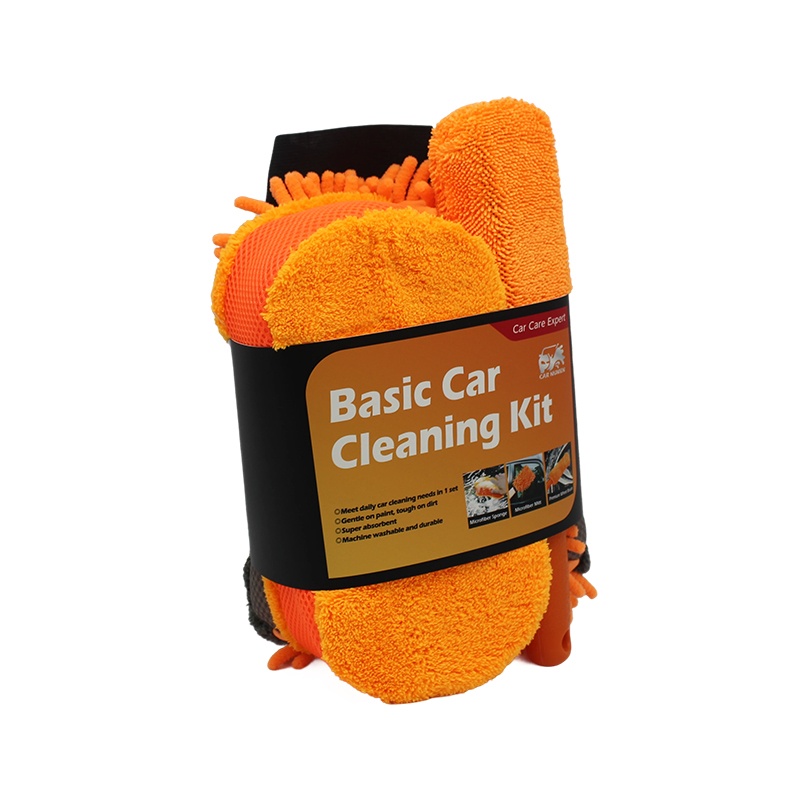 Microfibre Car Cleaning Detailing Kits