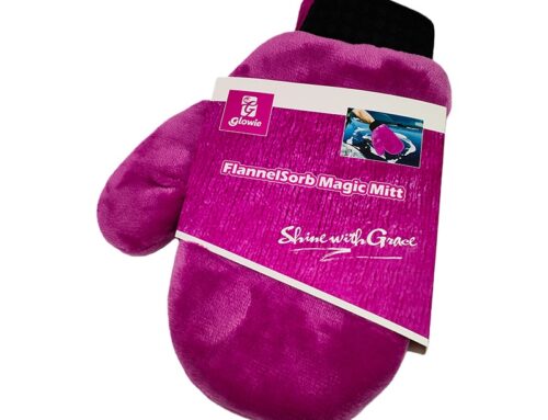 Classical Flannel Sorb Magic Wash Mitt – Ultra Absorbent Terry Lined Car Cleaning Glove with Elastic Cuff