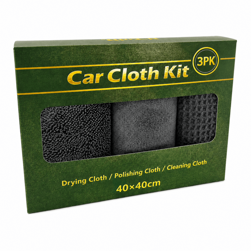 Car Cloth Kit 3PK