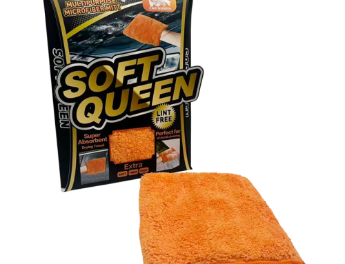 2 Pockets Microfiber Towel for Cars | Wholesale Car Detailing Towels